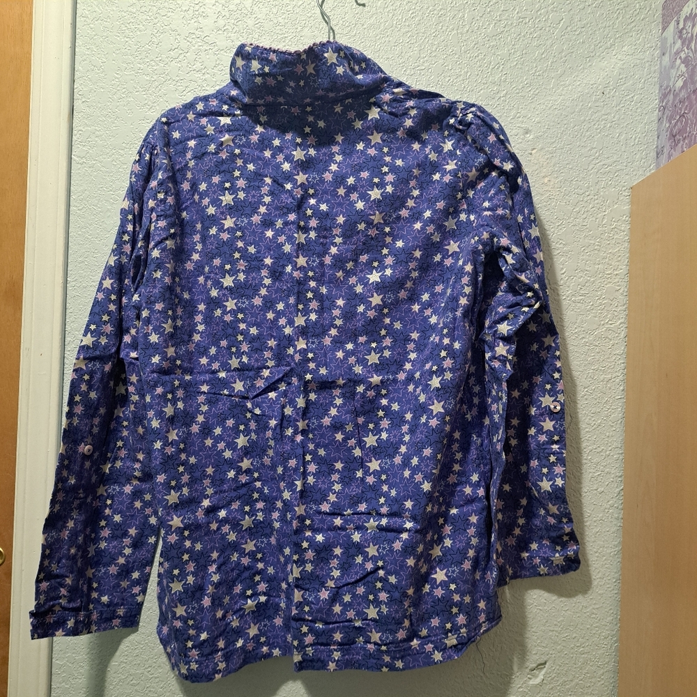 Victoria's Secret Matching Purple Star Pajama Set - Picture 5 of 9